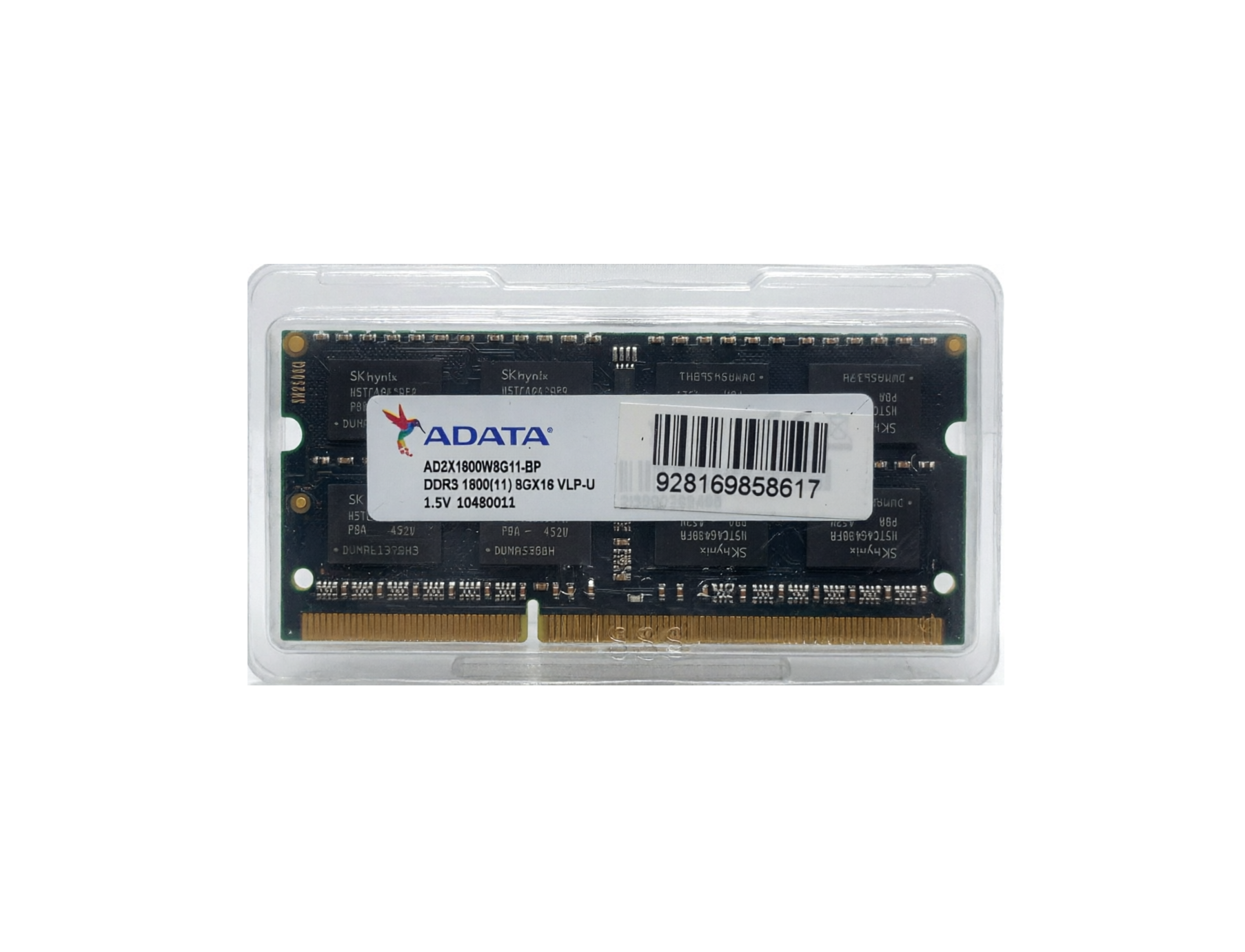 ADATA 8GB DDR3 1600MHz Memory Module