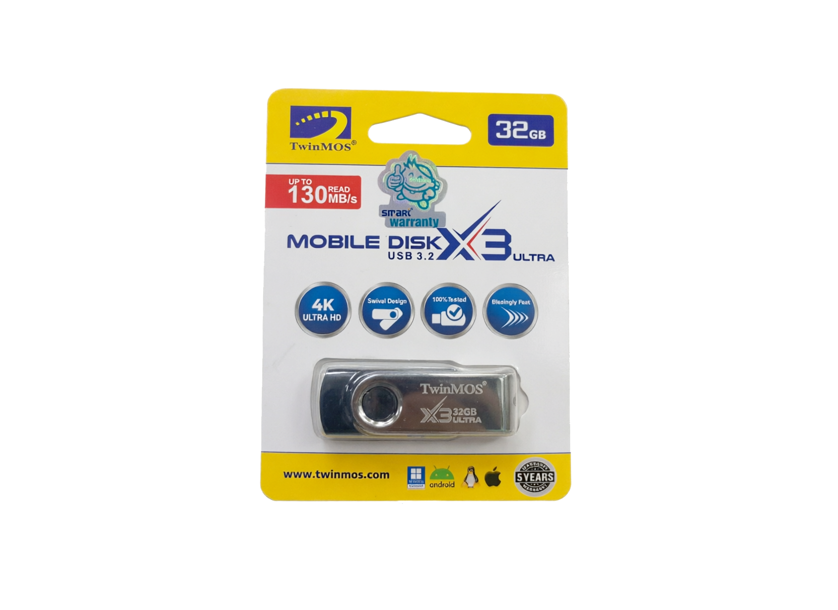TwinMOS Mobile Disk X3 Ultra 32GB USB 3.2 Flash Drive