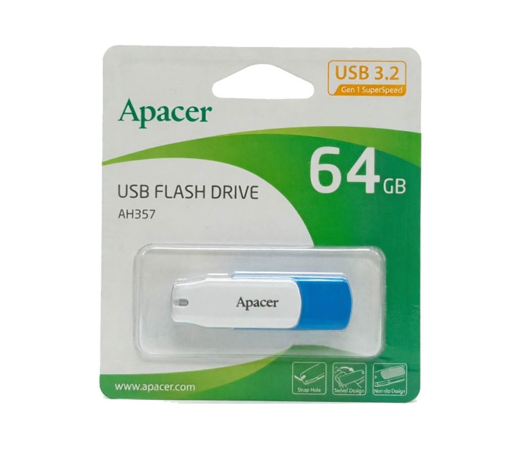Apacer AH357 64GB USB 3.2 Flash Drive