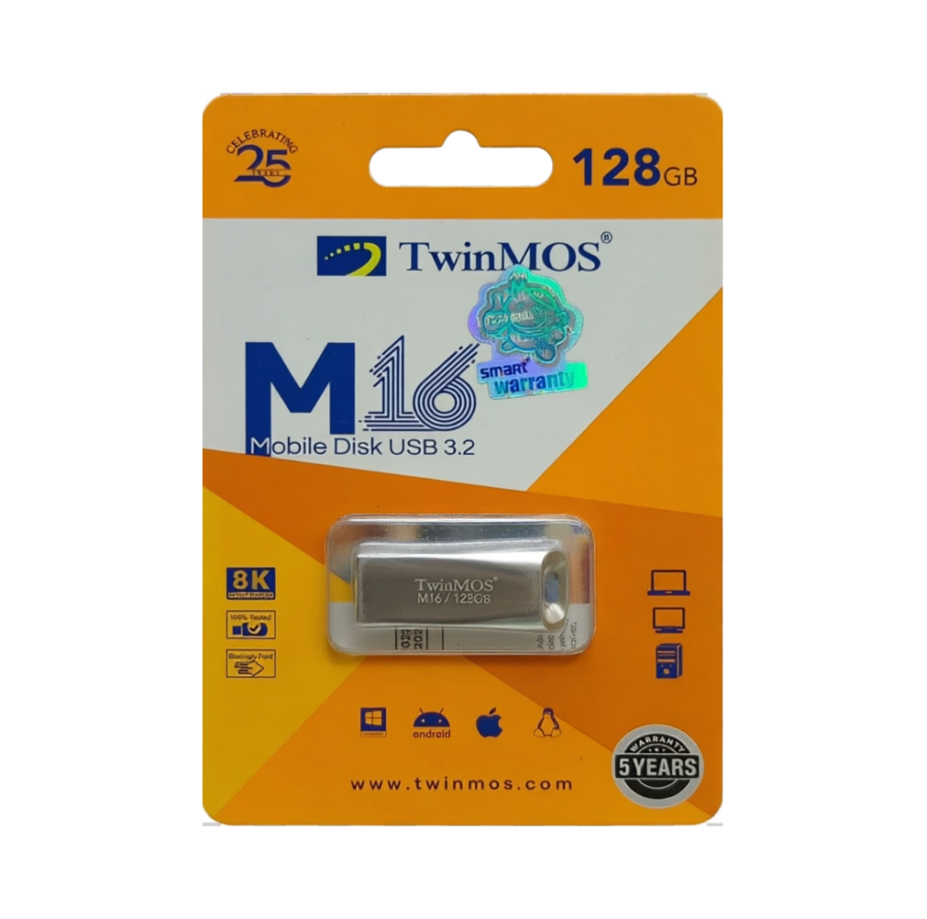 TwinMOS M16 128GB USB 3.2 Flash DriveÂ