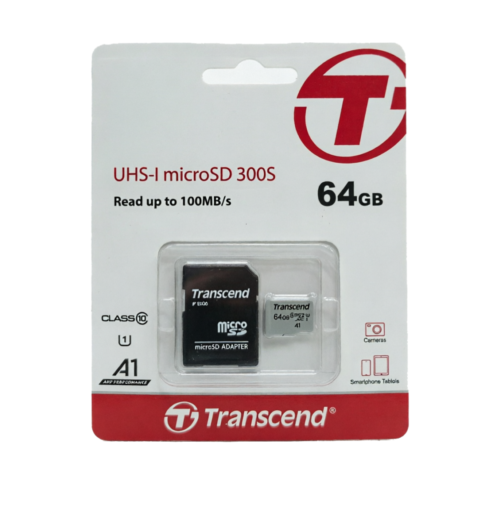 Transcend UHS-I microSD 300S — 64GB Memory Card
