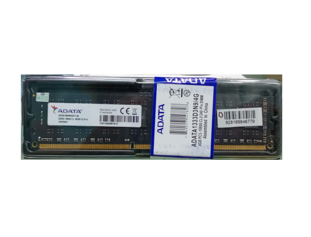 ADATA DDR3 4GB Desktop Memory Module