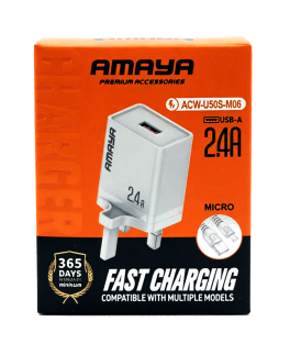 AMAYA Premium Accessories Fast Charger - ACW-U50S-M06