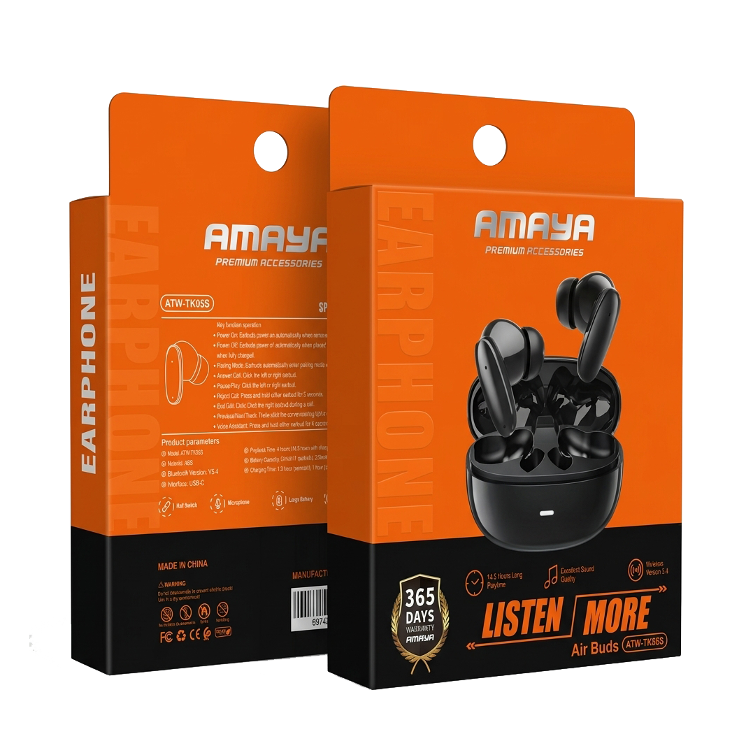 Amaya Air Buds (ATW-TK05S) Wireless Sports Earbuds