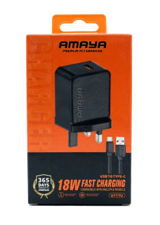 AMAYA Premium Accessories 18W Fast Charger - U111U