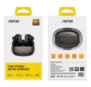 Aspor A638 TWS Stereo Metal Earbuds