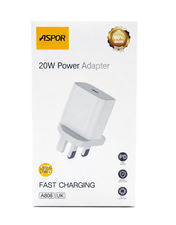 ASPOR 20W Power Adapter - A808 UK