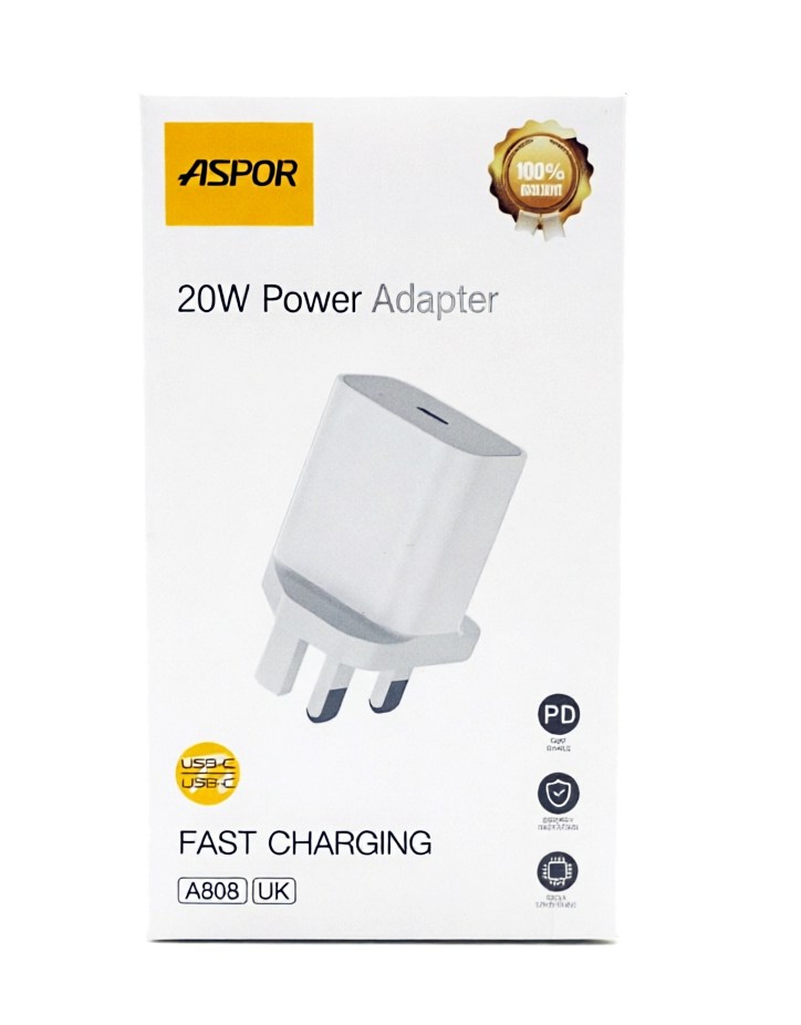 ASPOR 20W Power Adapter - A808 UK