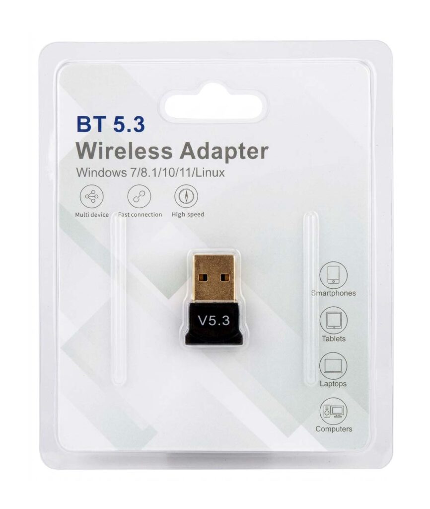 Bluetooth 5.3 Wireless USB Adapter