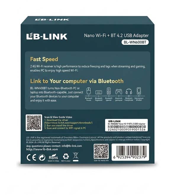 LB-LINK BL-WN600BT is a dual-function nano USB adapter - Image 2
