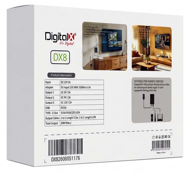 DigitalX DX8 Mini UPS (8000mAh) - Image 3
