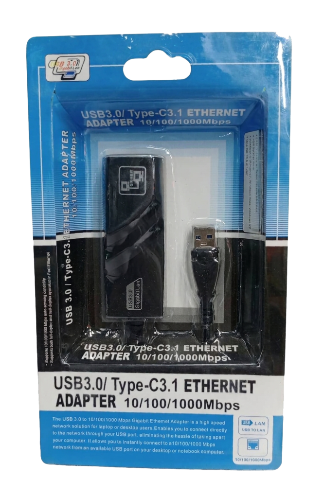 USB 3.0 / Type-C 3.1 to Gigabit Ethernet Adapter