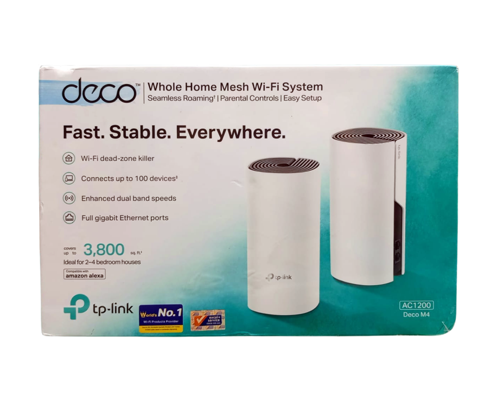 TP-Link Deco M4 AC1200 Whole Home Mesh Wi-Fi System (2-Pack)