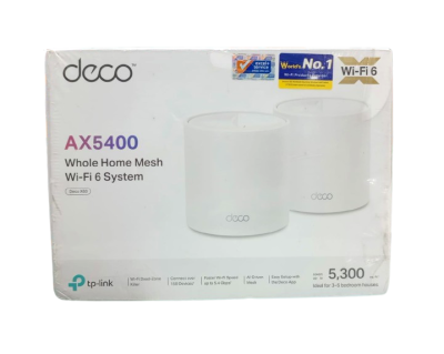 TP-Link Deco X60 AX5400 Whole Home Mesh Wi-Fi 6 System (2-Pack)
